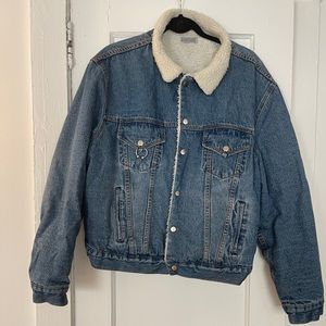 Carmar Denim Faux Shearling Jacket